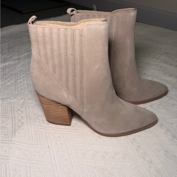 Chic Taupe Heeled Bootie - Women - Picture 2 of 4